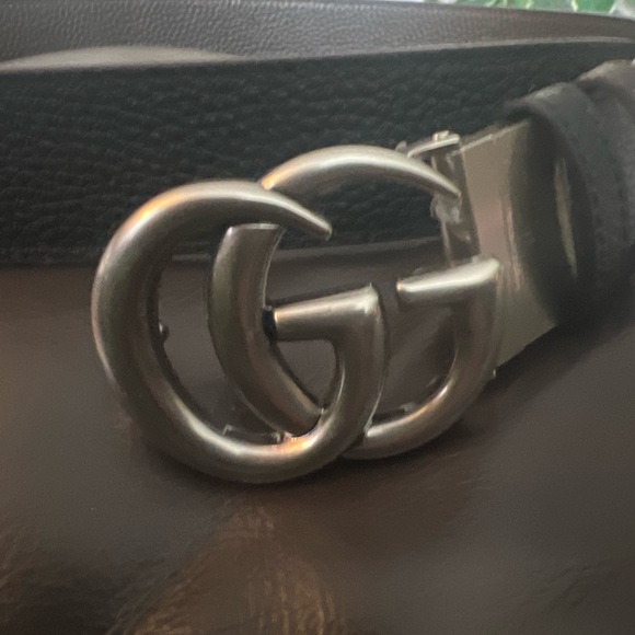 Gucci Maramount silver buckle reversible belt - Picture 6 of 13